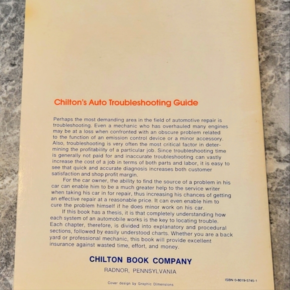 CHILTON'S AUTO  TROUBLESHOOTING GUIDE - Picture 2 of 3